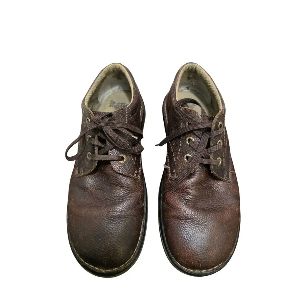 Dr. Martens Brown Leather Lace-Up Shoes Men's Size 12 Durable‎ Casual Style